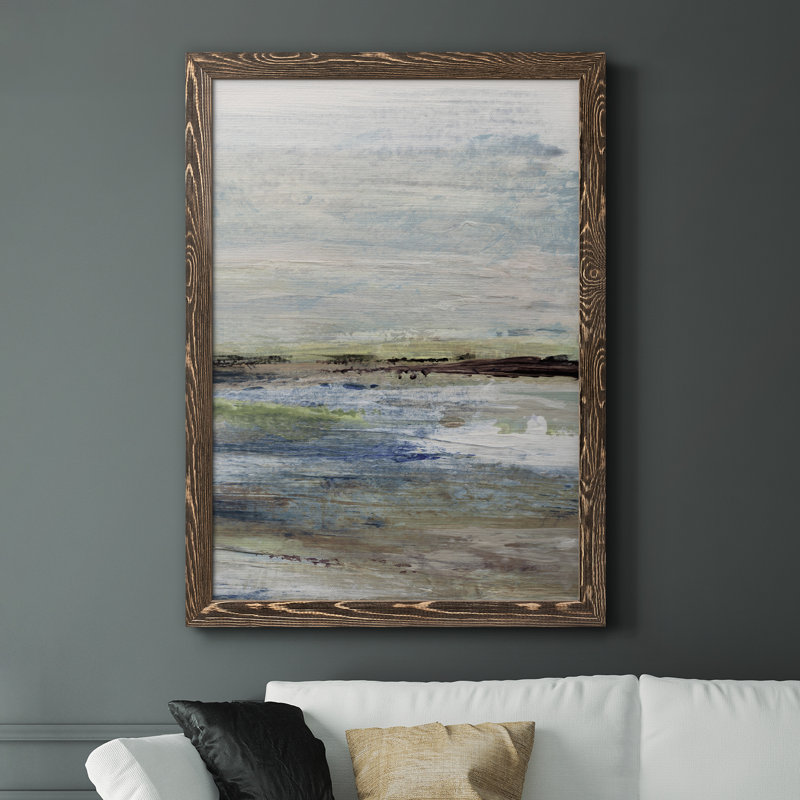 Wetlands II - Peinture sur toile encadrée, H 31,5 po x l 23,5 po x P 1,5 po, Noyers