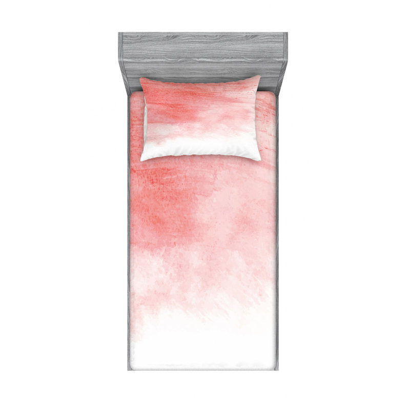 Microfiber Ombre Sheet Set, Twin XL Sheet Set + Fitted Sheet + 1 Pillowcase