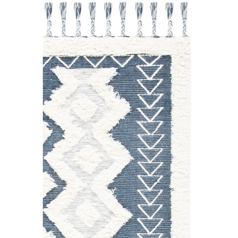 Southsea Natura Hand Woven Wool Southwestern Rug, Rectangle 4' x 6'