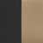 Brushed Matte Black/Champagne Bronze
