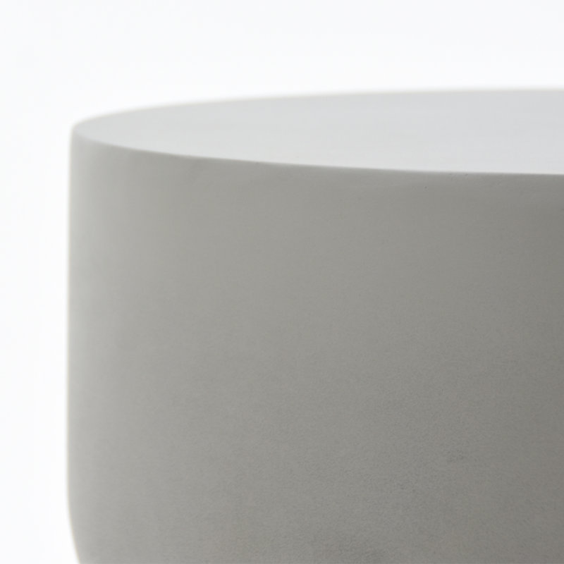 Block End Table, Grey
