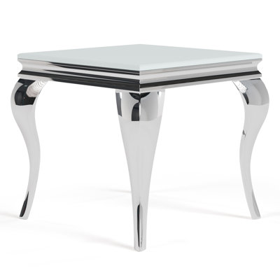Mehseti Glass Top End Table