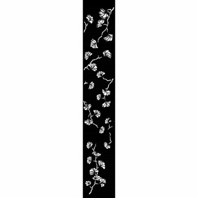 Gingko Decorative Privacy Screen PVC 1' x 6'