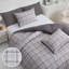 Premium Duvet Cover Set Double Brushed Microfiber Reversible With Zipper Closure & Corner Ties-122578765
