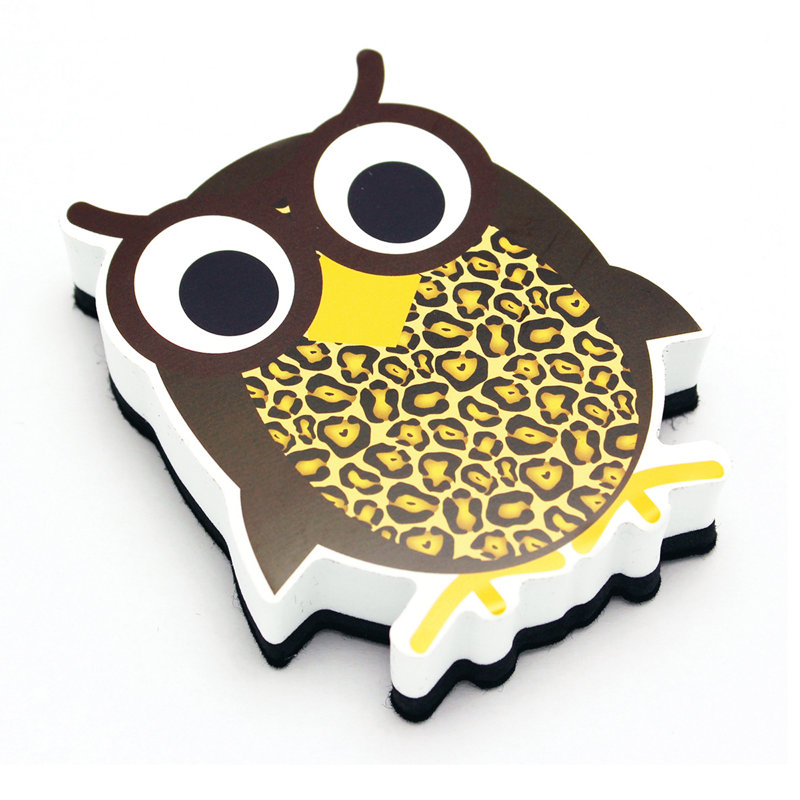Tableau blanc magnétique effaceur hibou