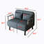 Fauteuil-lit convertible, canapé-lit à trois volets, canapé-lit de loisirs