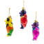 Ornement de Noël en verre Kurt Adler, Grateful Dead Bears, (paquet de 3)
