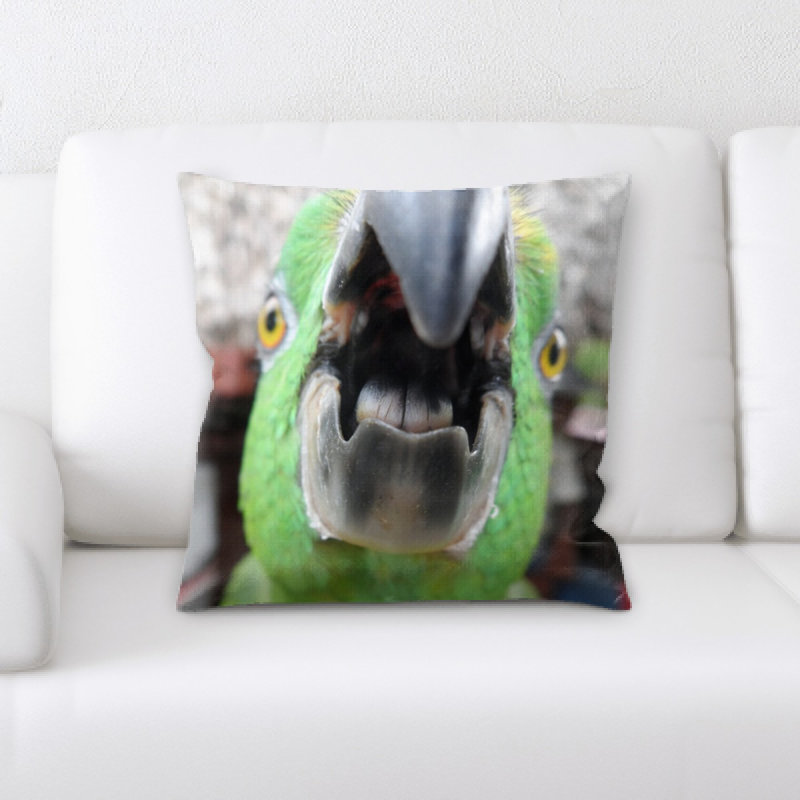 Microsuede Reversible Throw Pillow