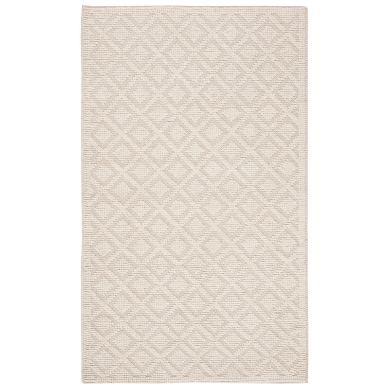 Matamoros Hand Woven Wool Geometric Rug, Rectangle 3' x 5'