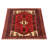 Anzaldua Red Rug 3'5" x 4'6"
