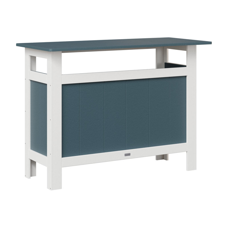 Berlin Gardens Outdoor Bar, Slate/White
