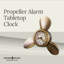 Propeller Arm Maritime Table Clock