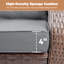 Ensemble de chaises berçantes pivotantes pour l'extérieur-341423350