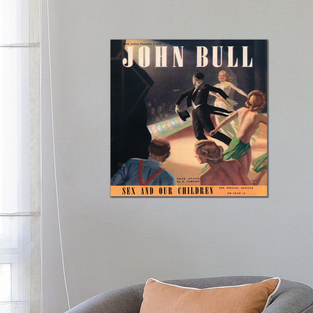 1946 John Bull Magazine Cover by The Advertising Archives - No Frame Gallery-Wrapped Canvas Giclée on Canvas