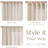 Linen Blend Embroidered Curtains Farmhouse Flower Patterned Curtains for Bedroom-625730197-625730195
