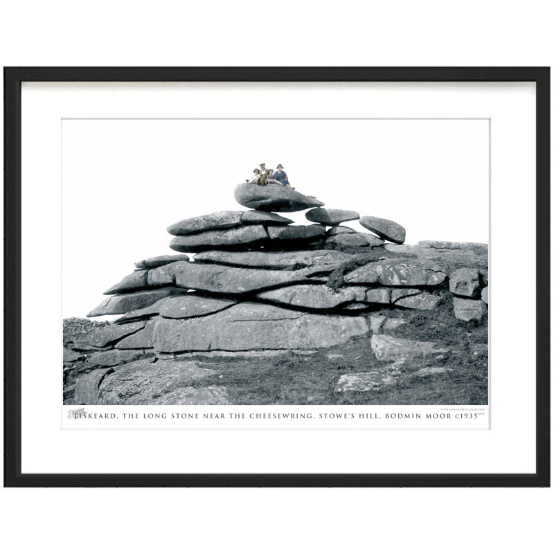 Liskeard, The Long Stone Near The Cheesewring, Stowes Hill, Bodmin Moor C1935 - Single Picture Frame Print