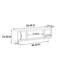 Simple Breathable Flip-Top TV Stand 59.06'' Media Console
