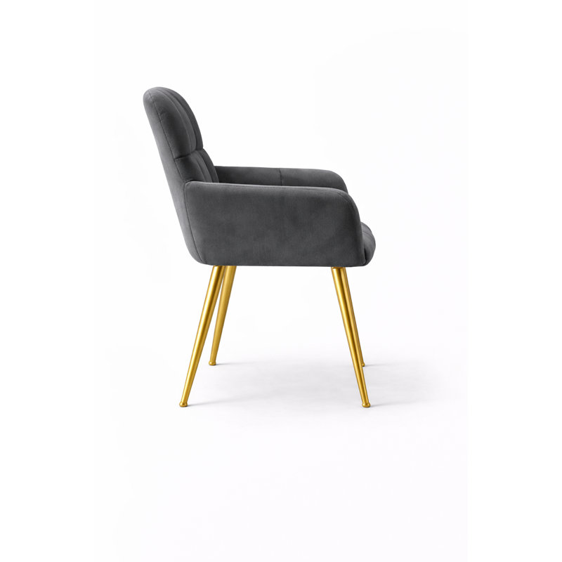 Chaise de salle à manger Velora - Gris (ensemble de 2), Gris