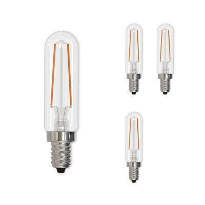 2,5 watts (25 watts équivalents), ampoule à DEL T6 à intensité variable, culot candélabre E12 (3000K)
