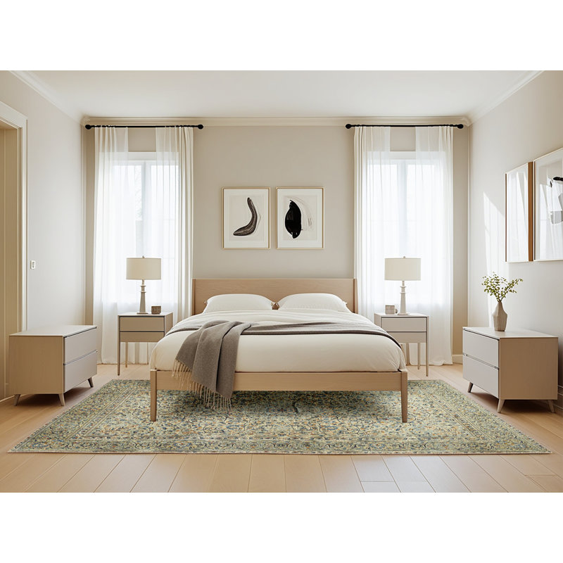 Tapis oriental gris, Rectangle 5 pi x 8 pi