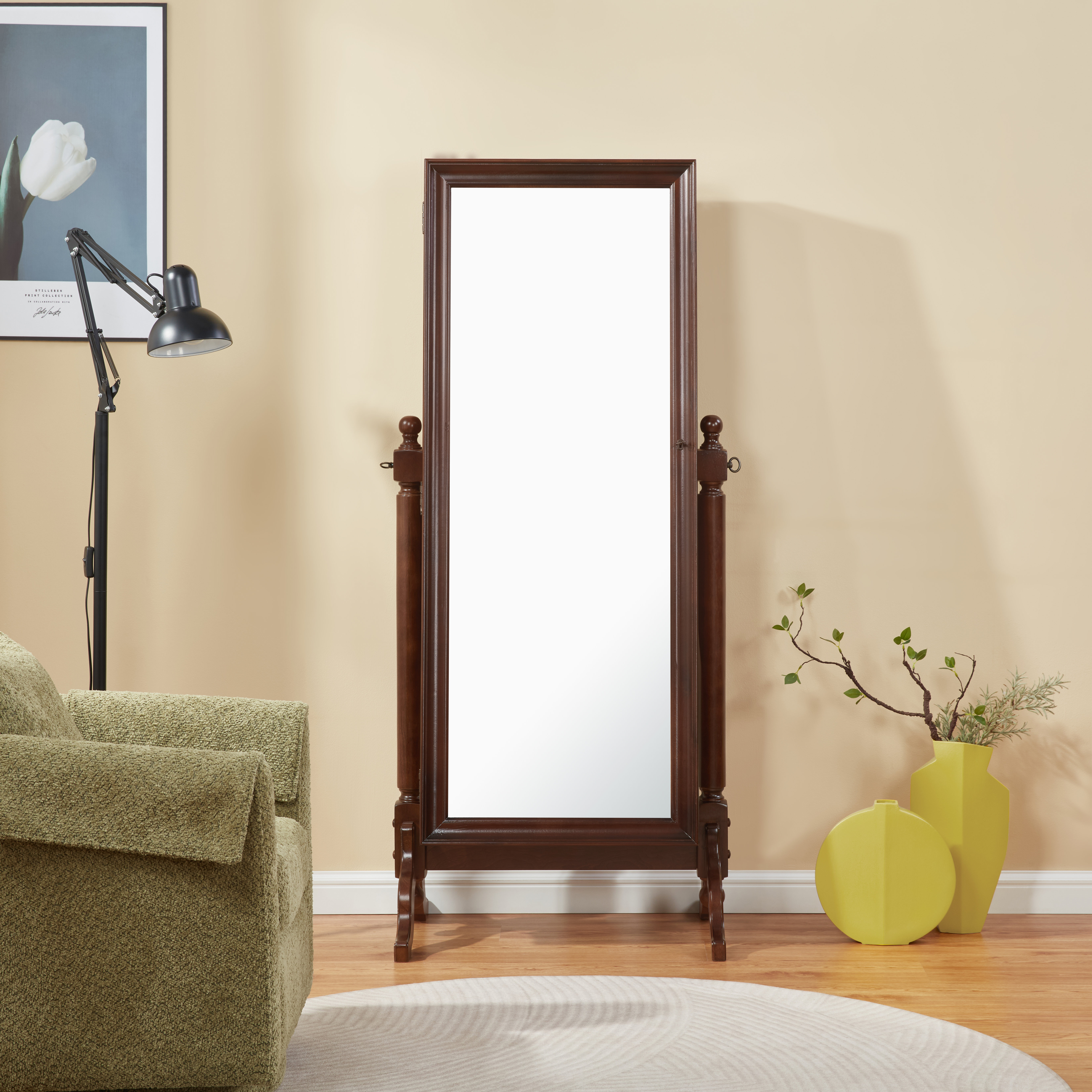 Canora Grey CHEVAL MIRROR WITH JEWELRY STORAGE & Reviews | Wayfair