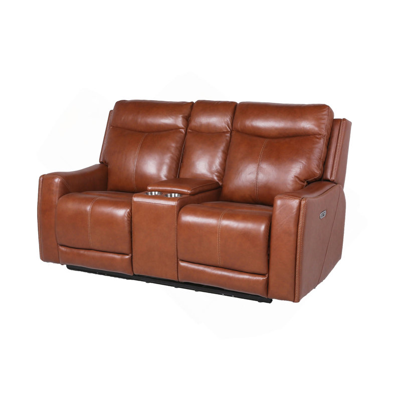 Ensemble de mouvement de style contemporain - Cuir fleur, repose-tête et repose-pieds électriques - couleurs avant-gardistes, charge USB pratique