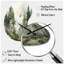 Pine Tree Misty Morning II - Boom Shape Decorative Green Tree Pine Wall Clock-105565113