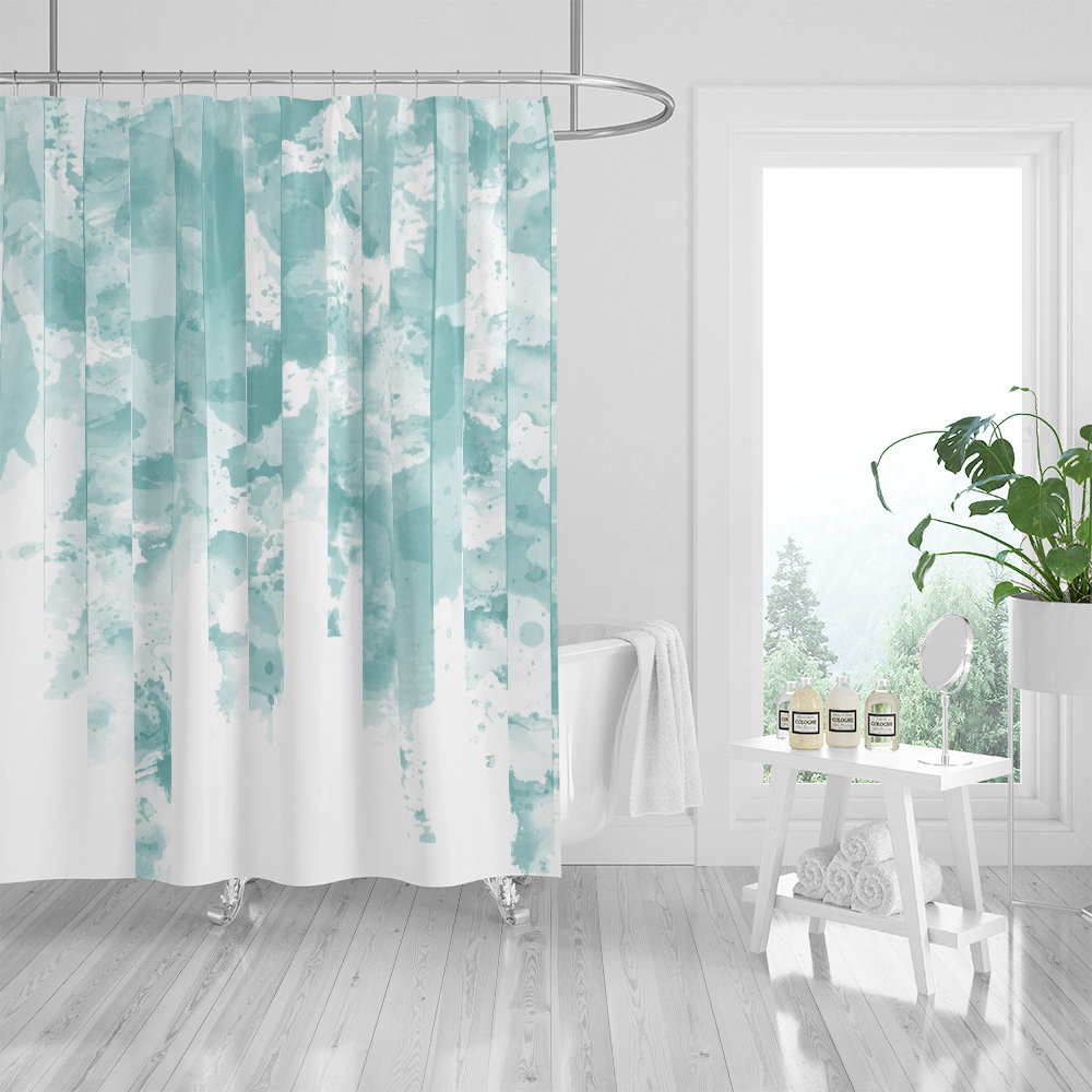 Stalvey Abstract Shower Curtain Rosecliff Heights 