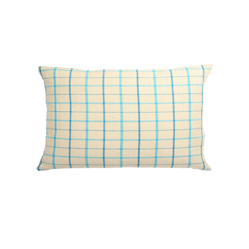 Coussin London, Polyester, Bleu
