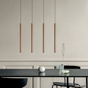 Ivy Bronx Baileyton 4 - Light Kitchen Island Cylinder LED Pendant