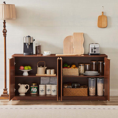 Armoire de rangement moderne et ondulée pour la cuisine, la chambre à coucher et le salon
