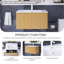 30 po Meuble-lavabo mural élégant avec lavabo en céramique-1165597358