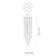 Cascade 15 - Light Dimmable Novelty Chandelier