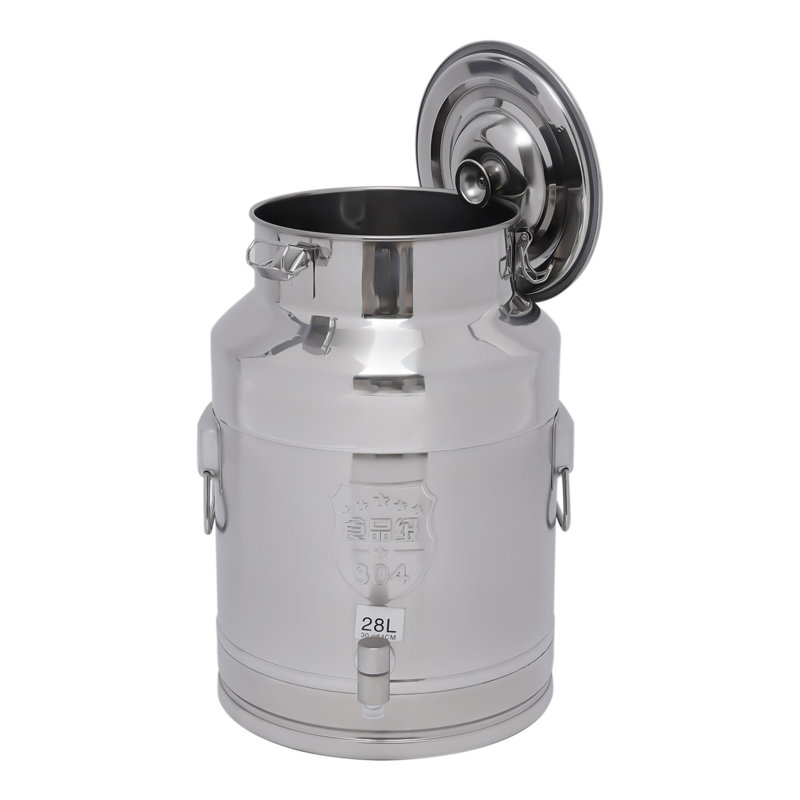 Contenant alimentaire en acier inoxydable 28L avec robinet Carlynn