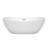 Rebecca 65'' x 32'' Soaking Acrylic Bathtub-26083748