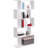 Five Layer Simple Household White Bookshelf-1447182545-1447182544