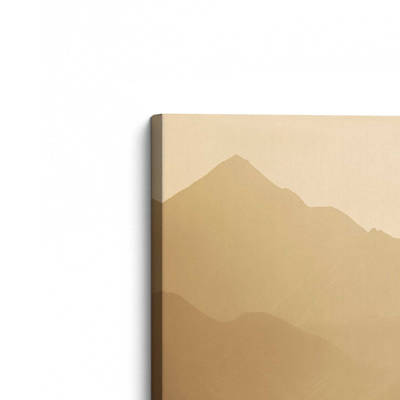 Peaceful Mountain Drive I Print on Canvas, Wrapped Canvas, 12" H x 18" W