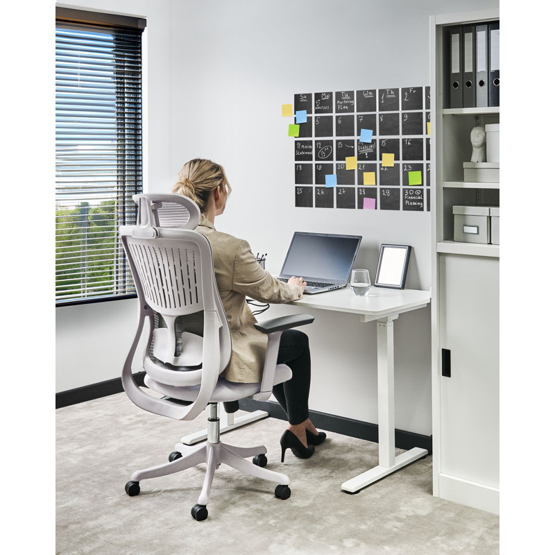 PARTNER Polyester Blend Office Chair with Headrest