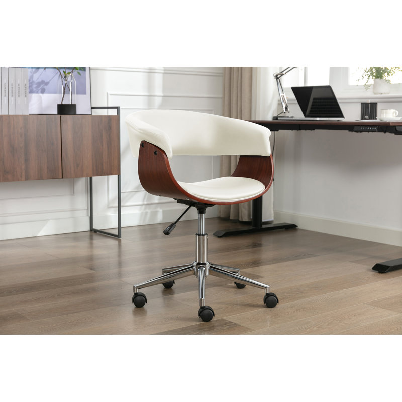 Rhodes Desk Chair, White