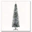 Arbre de Noël floqué avec fausse neige