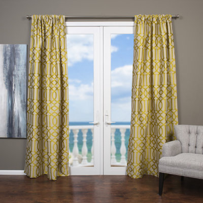 Dang Semi Sheer Curtain Single Panel
