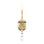 Helenia 1 Light 4.5in x 17in Wall Sconce in Heirloom Gold with Clear Heritage Handcut Crystals