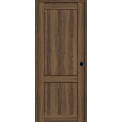 Porte pré-suspendue simple en bois manufacturé 2 panneaux à 2 panneaux