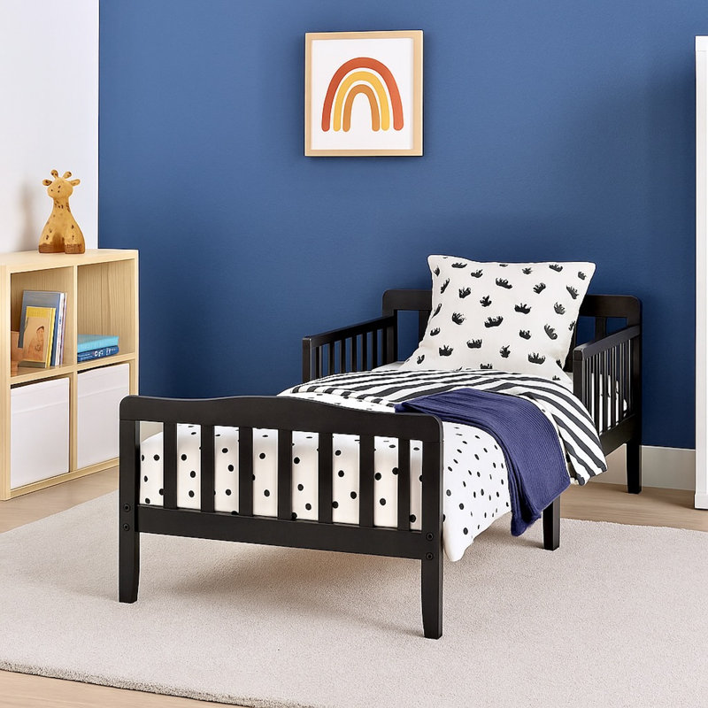 Lit pour enfant en bois  par Clover, Noir