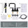 Centerset 2-handle Bathroom Faucet with Drain Assembly