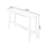 Black Straight Solid Wood Bar Table