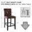 Tabouret de comptoir 25,25 po Burlison-800537260