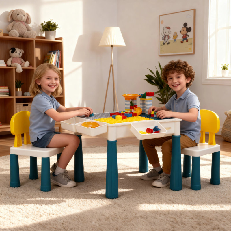 Kids and Chair Set, Macaron