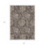 Tapis intérieur lavable floral beige 8 pi x 10 pi brun
