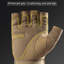 Gants demi-doigts d'entraînement kaki